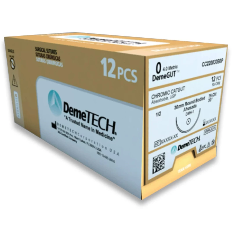 DEMELON = MONONYLON # 2-0 c/a 3.0 MTS 75 CM 30´´ REF. DT-N589-1 X 12 PZAS DEMETECH