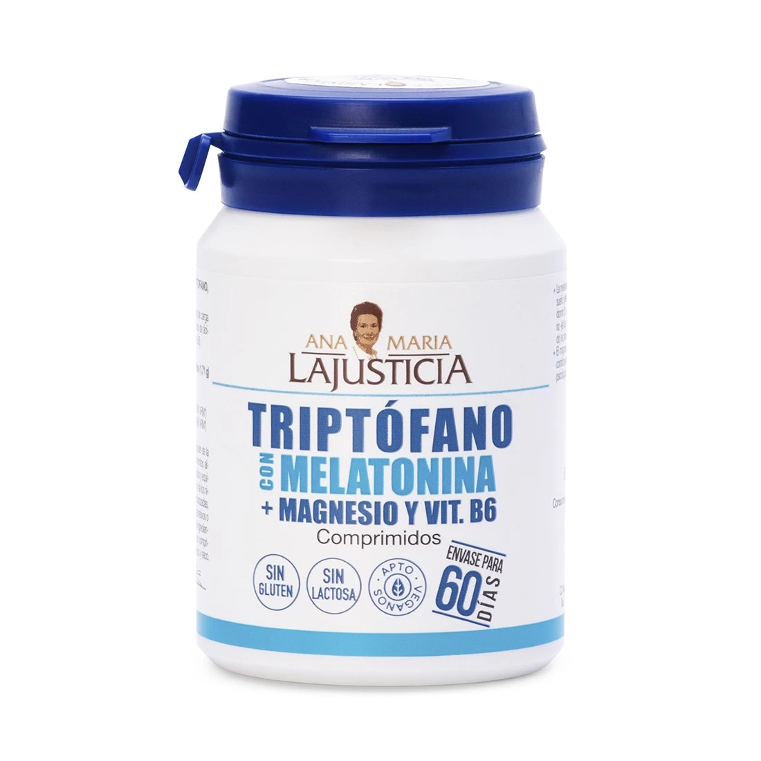 TRIPTOFANO CON MELATONINA +MAGNE+VIT B6 X 60 COMP ANA MARIA LA JUSTICIA