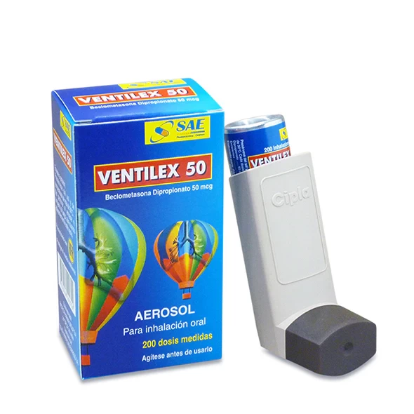 VENTILEX 50 SPRAY 13 ML 200D (BECLOMETASONA)