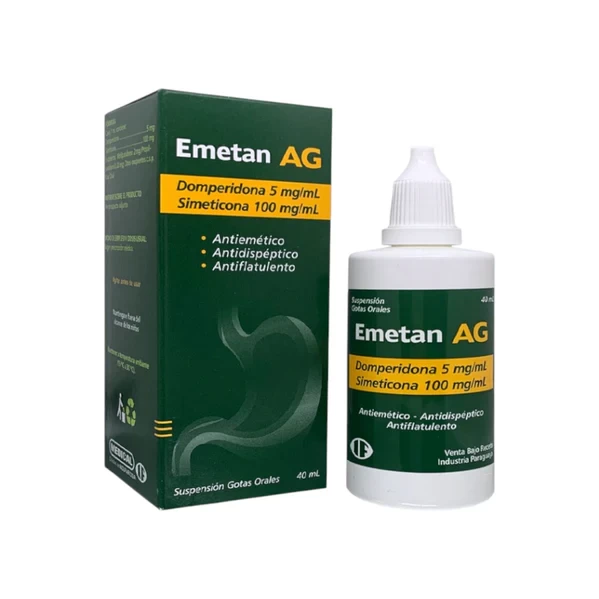 EMETAN AG GOTAS X 40 ML DOMPERIDONA + simeticona