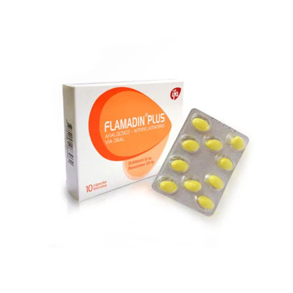 FLAMADIN PLUS X 10 CAP.BLANDA