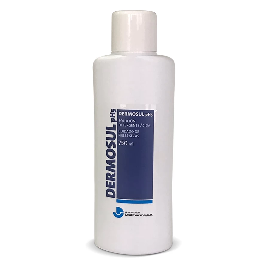 DERMOSUL PH5 SOLUCION DETERGENTE ACIDA PIEL SECA X 750 ML RE.9243