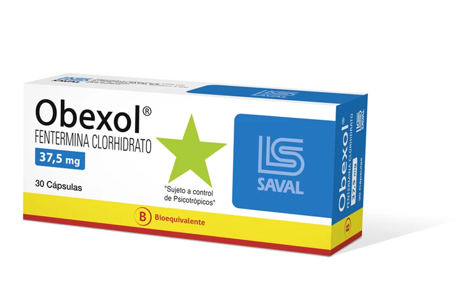 OBEXOL 37,5 MG X 30