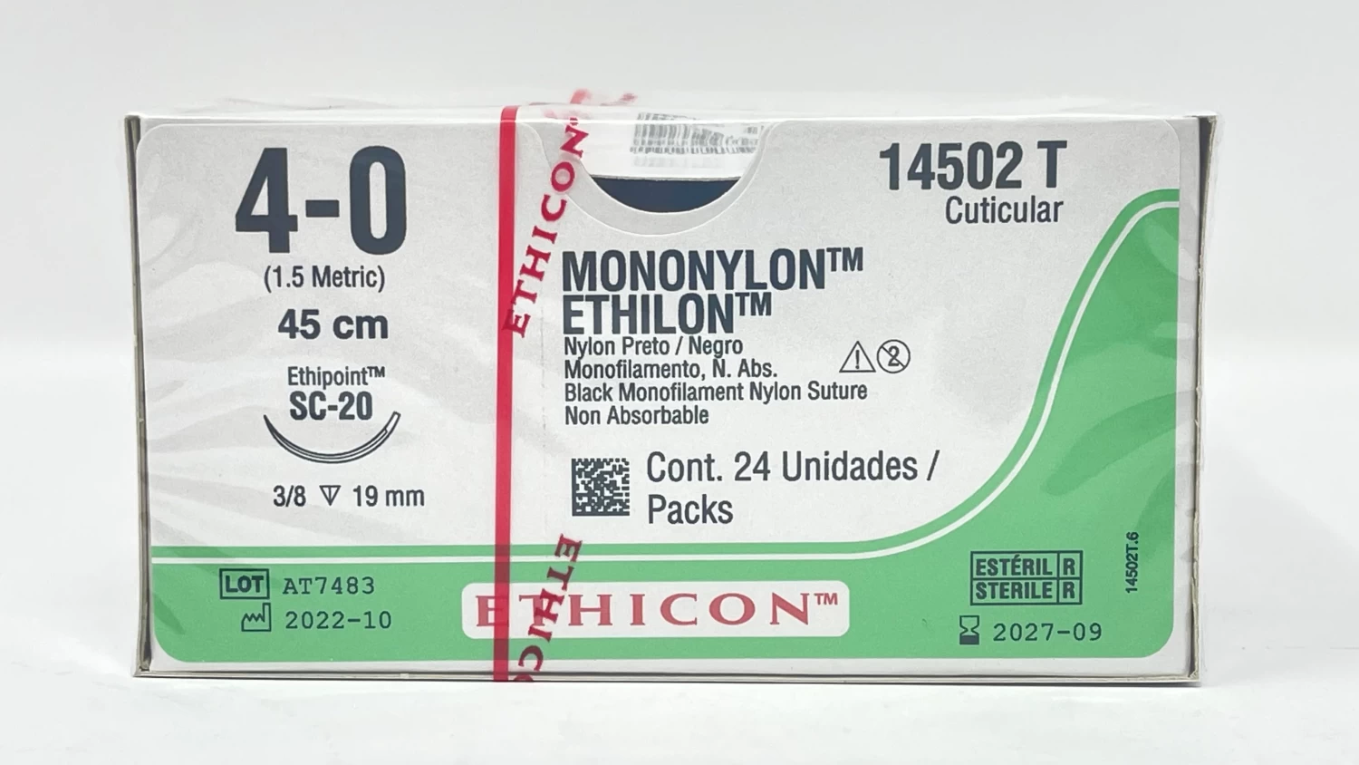 MONO # 4-0 C/AG.2.0 CM 14502T X24