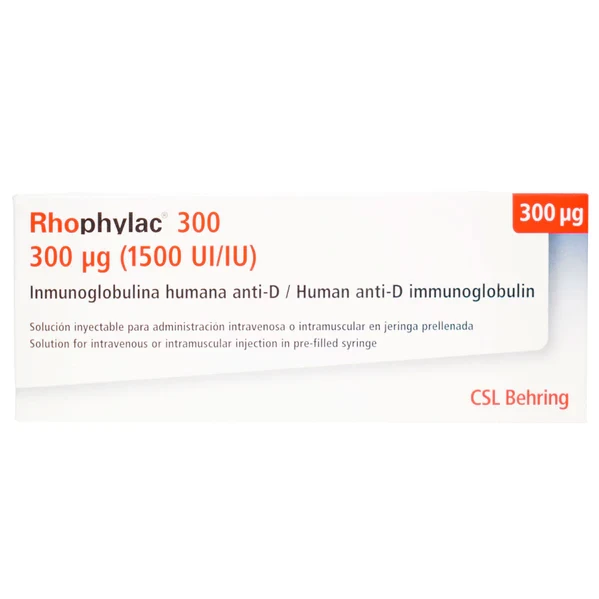 RHOPHYLAC 300 UG X 1 JERINGA PRELLENADA ( ANTI D)