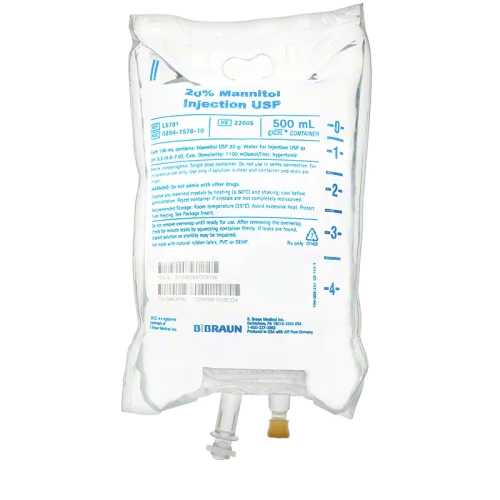 SUERO MANITOL 20 % 500 ML.