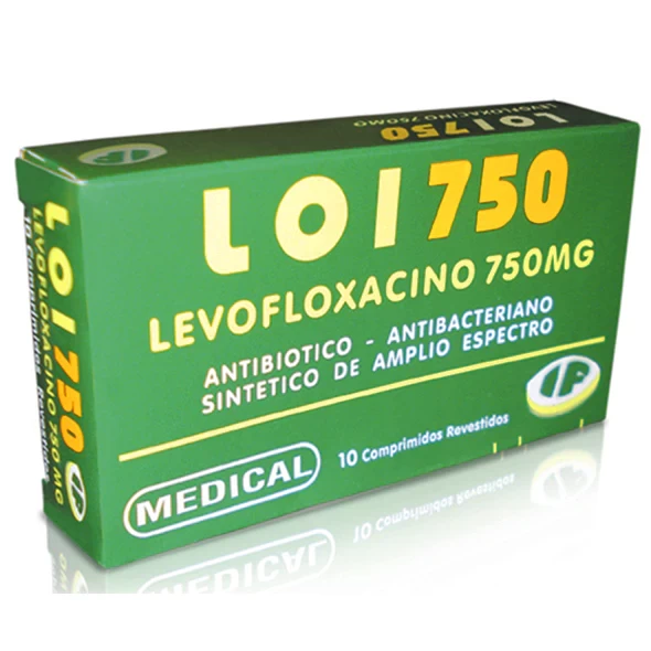 LEVOFLOXACINO 750 MG X 10 LOI