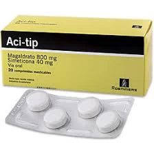 ACI TIP MASTICABLES X 20 COMP(MAGALDRATO 800/40 SIMETICONA)