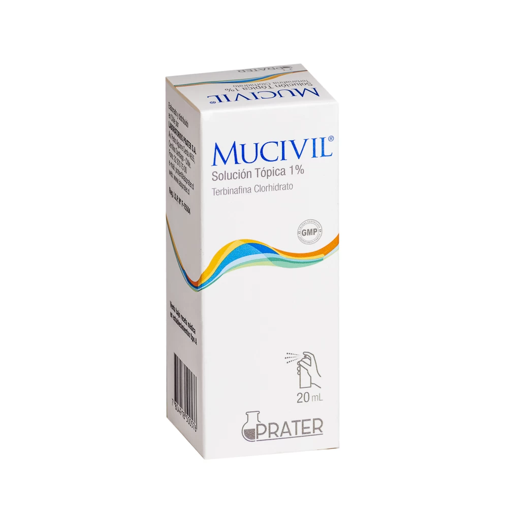 MUCIVIL SOLUCION SPRAY 1% X 20 ML ( TERBINAFINA)