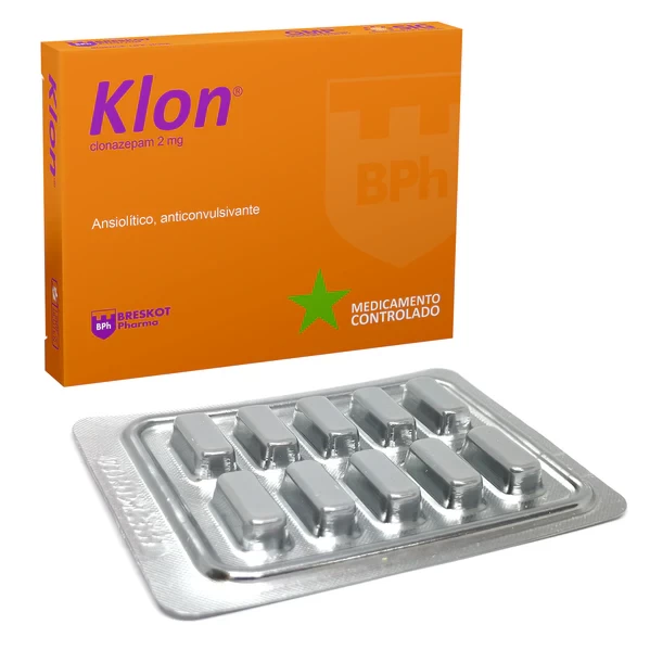 KLON 2 MG X 30 COMP (CLONAZEPAM 2MG)