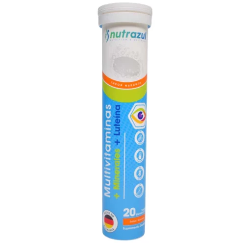 MULTIVITAMINAS+MINERAL+LUTEINA SABOR NARANJA TBO EFERVESCENTES NUTRAZUL