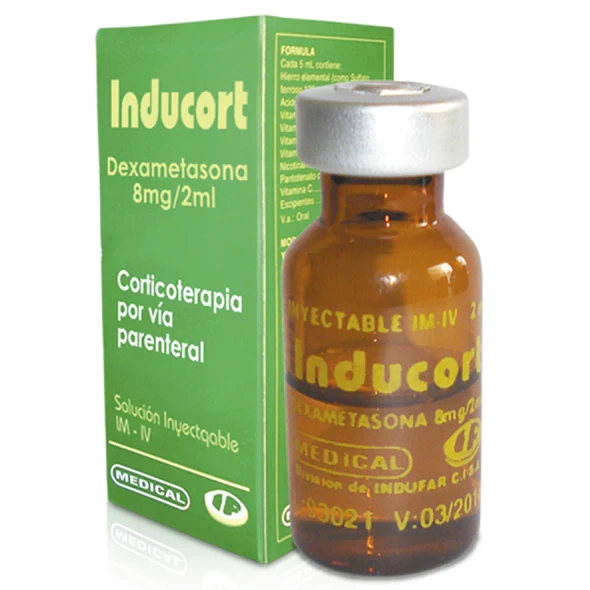 DEXAMETASONA 8 MG/2 ML( INDUCORT )